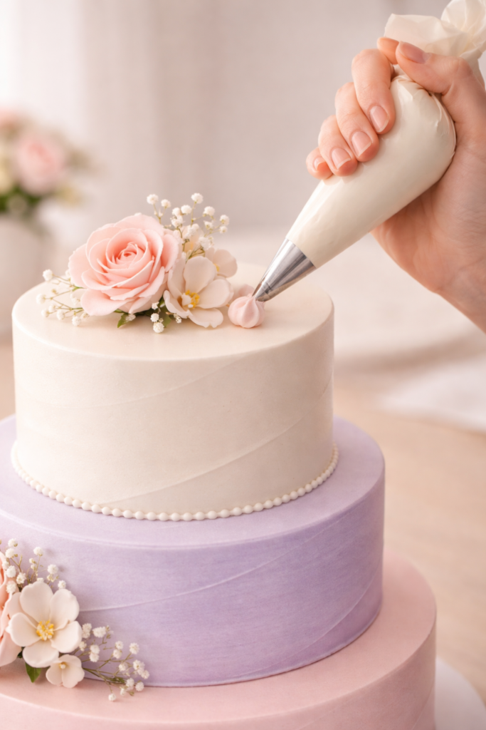 Preparación de pastel personalizado